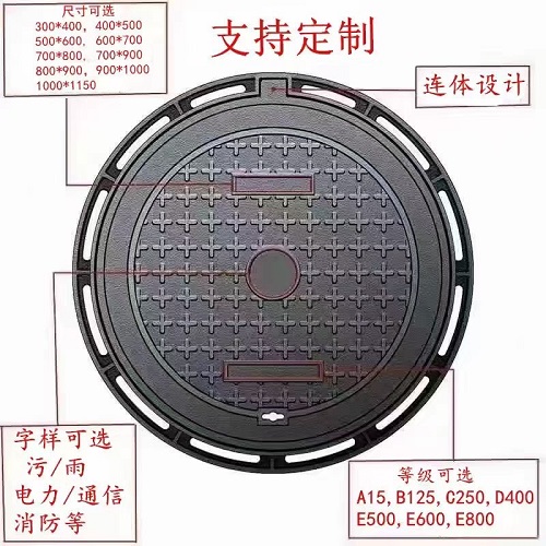 鑄鐵井蓋，鑄鐵井蓋的生產(chǎn)廠家